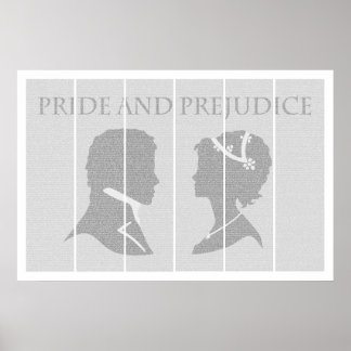 Pride and Prejudice 24x36 full text poster