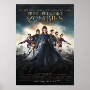 Pride and prejudice and zombies poster