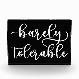 Pride And Prejudice - Barely Tolerable I Photo Block