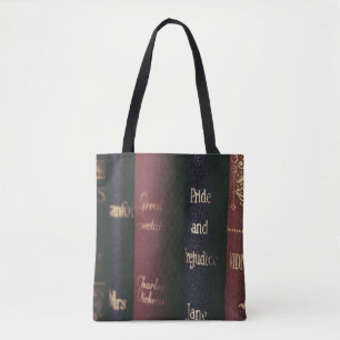Pride and Prejudice, Book Cover Tote Bag