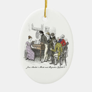 Pride and Prejudice chapter 6 Ceramic Tree Decoration