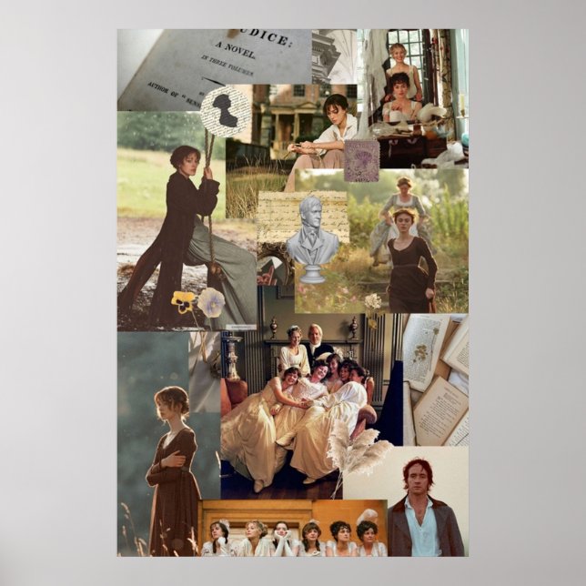 Pride and Prejudice Collage Poster (Front)