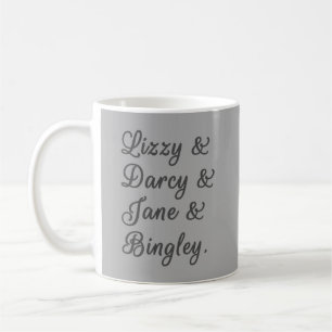 Pride and Prejudice Couples I Coffee Mug