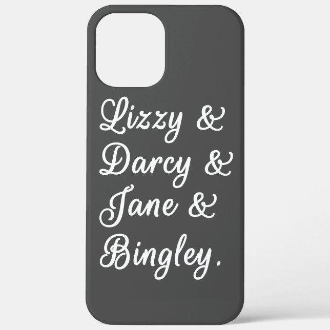 Pride and Prejudice Couples II Case-Mate iPhone Case (Back)