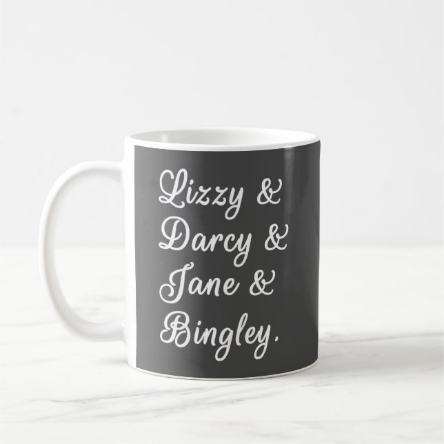 Pride and Prejudice Couples II Coffee Mug (Left)