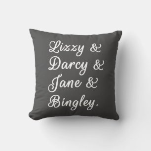 Pride and Prejudice Couples II Cushion