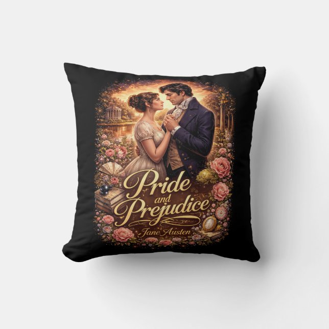 Pride and Prejudice Cushion (Front)
