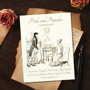 Pride and Prejudice Darcy's First Proposal Postcard