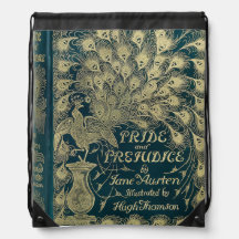 Pride and Prejudice Drawstring bag