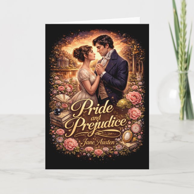 Pride and Prejudice Holiday Card (Front)