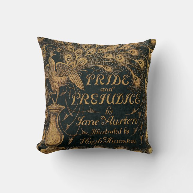 Pride and Prejudice Jane Austen (1894) Cushion (Front)
