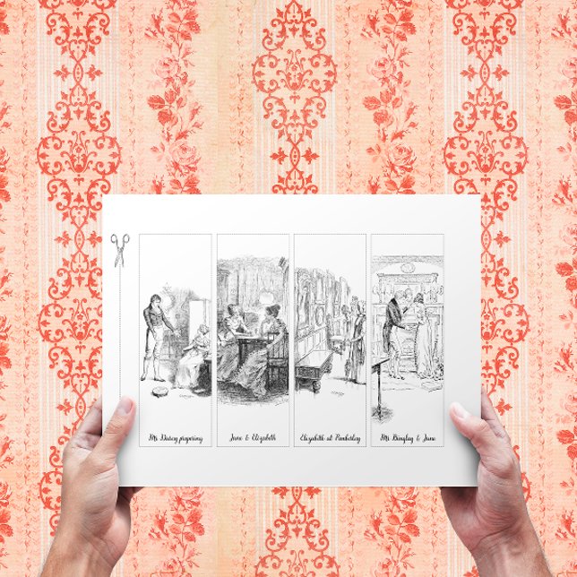 Pride and Prejudice Jane Austen Paper Bookmark (Creator Uploaded)