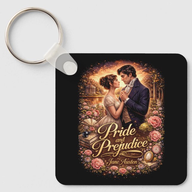 Pride and Prejudice Key Ring (Front)