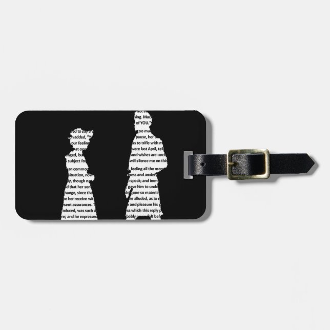 Pride and Prejudice Luggage Tag (Front Horizontal)