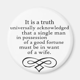 Pride and Prejudice Magnet