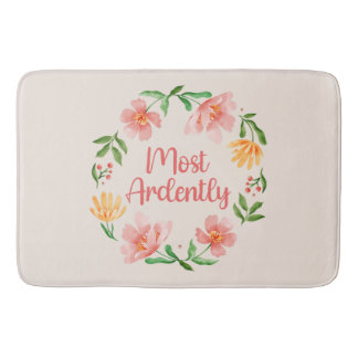 Pride And Prejudice Mr. Darcy - Most Ardently III Bath Mat