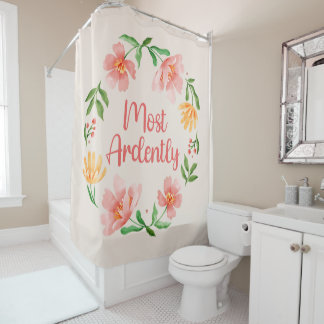 Pride And Prejudice Mr. Darcy - Most Ardently III Shower Curtain