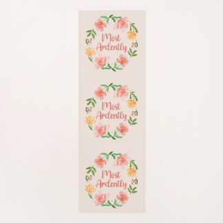Pride And Prejudice Mr. Darcy - Most Ardently III Yoga Mat