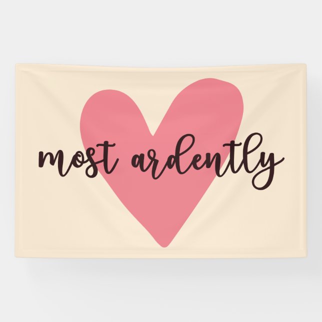 Pride And Prejudice Mr. Darcy - Most Ardently V Banner (Horizontal)