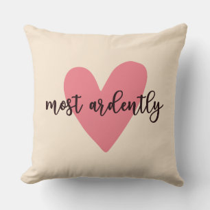 Pride And Prejudice Mr. Darcy - Most Ardently V Cushion
