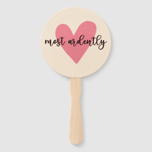 Pride And Prejudice Mr. Darcy - Most Ardently V Hand Fan