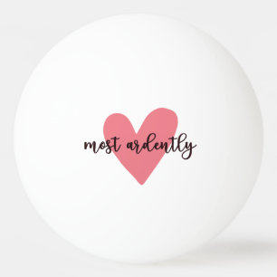 Pride And Prejudice Mr. Darcy - Most Ardently V Ping Pong Ball