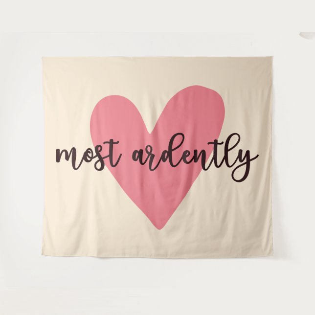 Pride And Prejudice Mr. Darcy - Most Ardently V Tapestry (Front (Horizontal))