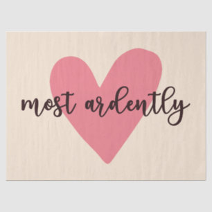 Pride And Prejudice Mr. Darcy - Most Ardently V Tissue Paper