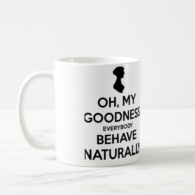 Pride and Prejudice Mug (Left)