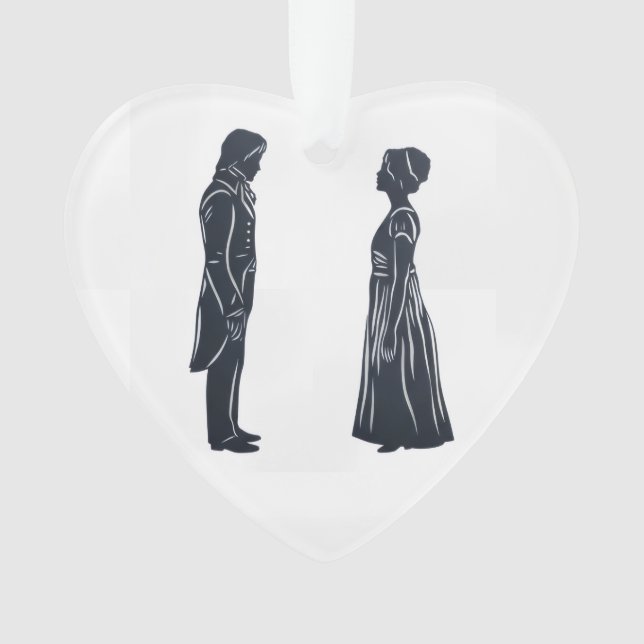 Pride and Prejudice Ornament (Front)