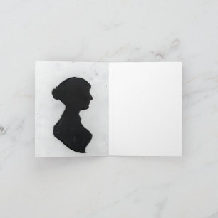 Pride and Prejudice Peacock Cover Thank You Card