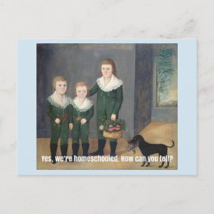 Pride and Prejudice Picnic Announcement Postcard