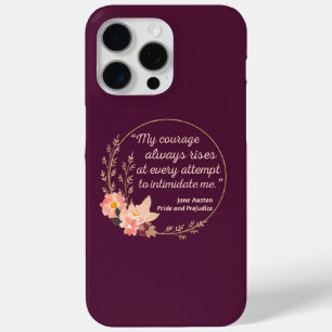 Pride and Prejudice Quote I - Cute Style iPhone 15 Pro Max Case