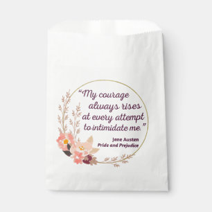 Pride and Prejudice Quote I - Cute Style Favour Bag