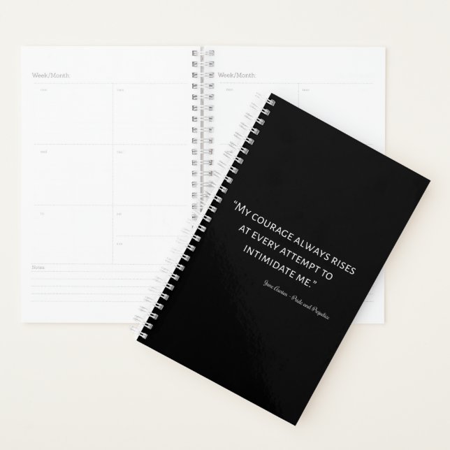 Pride and Prejudice Quote I Planner (Display)