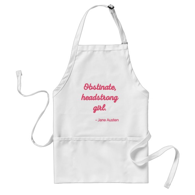 Pride and Prejudice Quote II - Cute Style Standard Apron (Front)