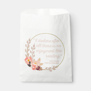 Pride and Prejudice Quote III - Cute Style Favour Bag