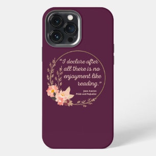 Pride and Prejudice Quote III - Cute Style iPhone 13 Pro Max Case
