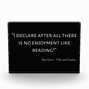 Pride and Prejudice Quote III Photo Block