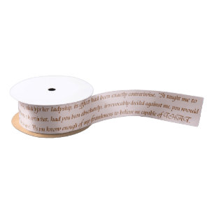 Pride and Prejudice Satin Ribbon