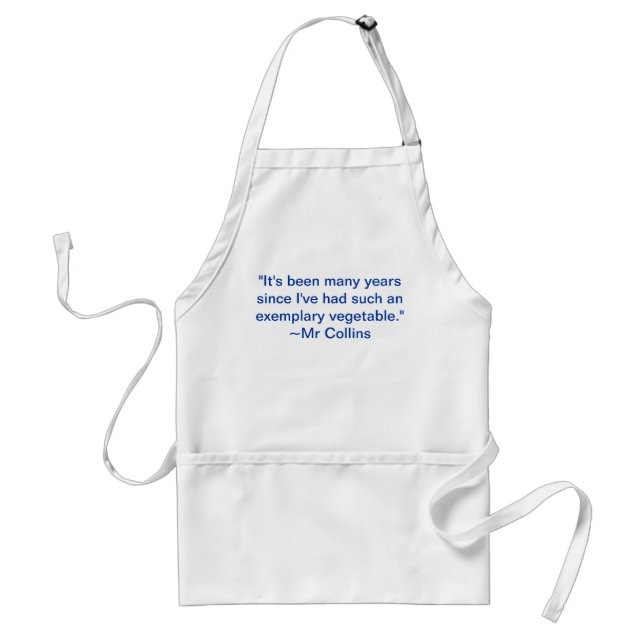 Pride and Prejudice Standard Apron (Front)