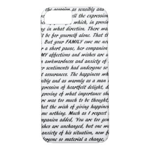 Pride and Prejudice Text iPhone 8/7 Case