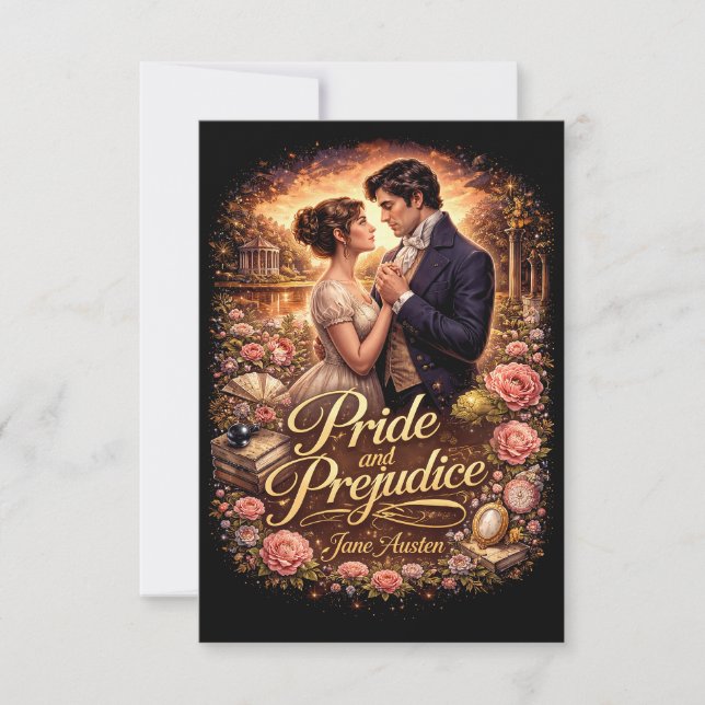 Pride and Prejudice Thank You Card (Front)