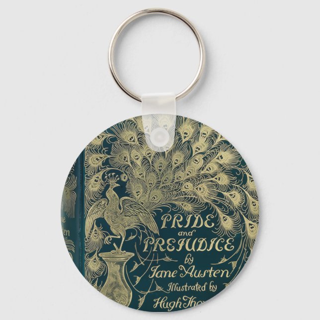 Pride and Prejudice tote bag Key Ring (Front)