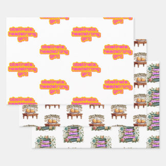 Pride and Prejudice wrapping paper trio pack