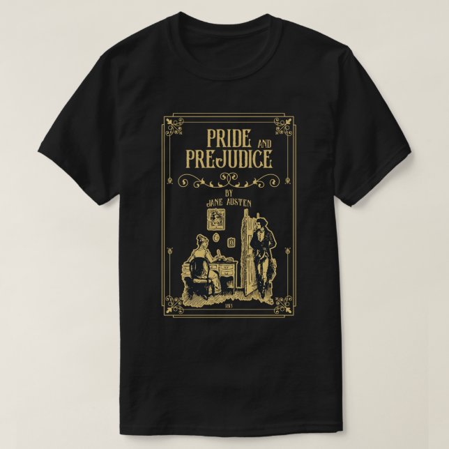 Pride and PrejudiceAustenDarcy and Pemberley 3 T-Shirt (Design Front)