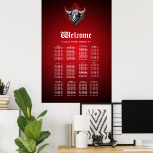 Pride and strength, an American bull Poster