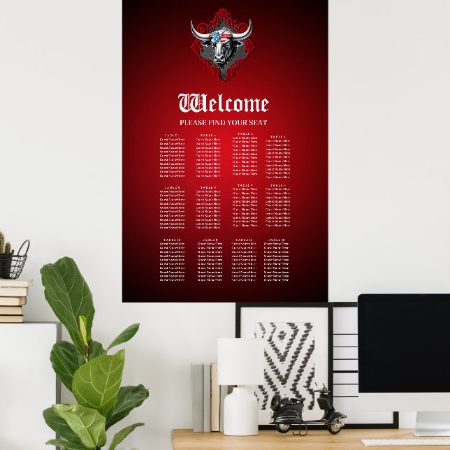 Pride and strength, an American bull  Poster (Home Office)