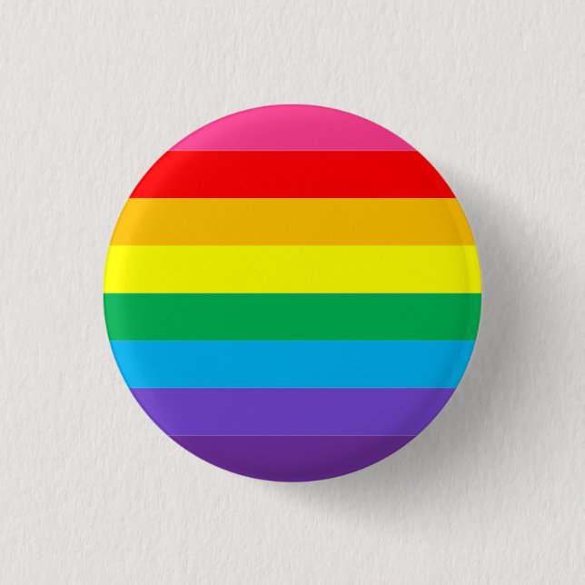Pride Badge Love or All! Celebration Rainbow Flag (Front)