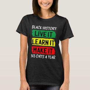 Pride Black History Month Clothing Woman  T-Shirt